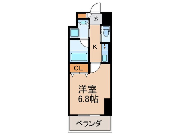 プレジオ都島本通の物件間取画像